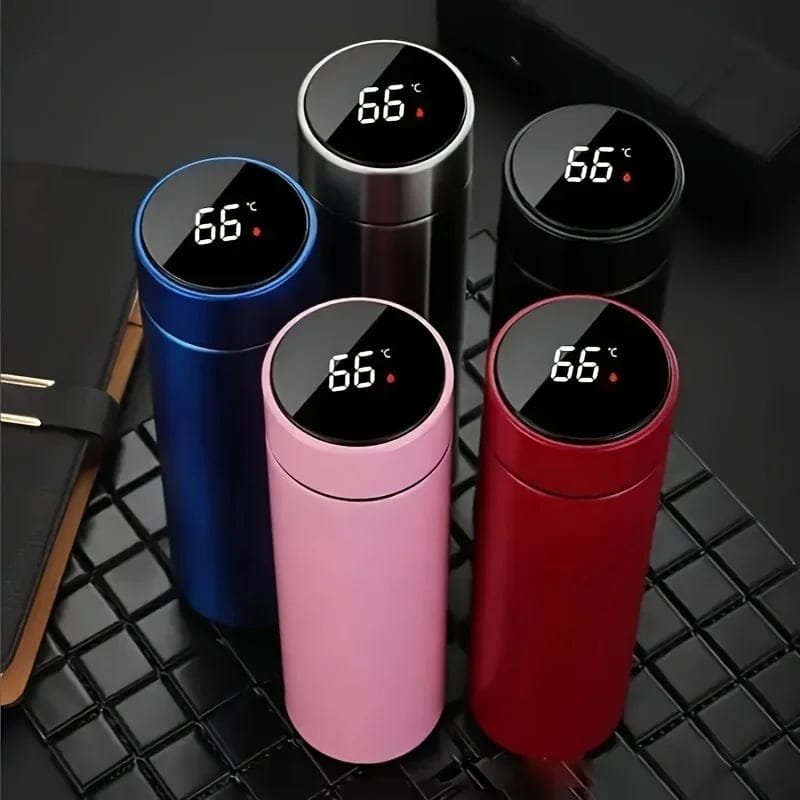 LED Touch Screen Temperature Gauge Water Bottle