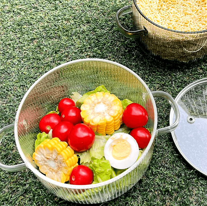 Heat-Resistant Glass Bowl for Microwave