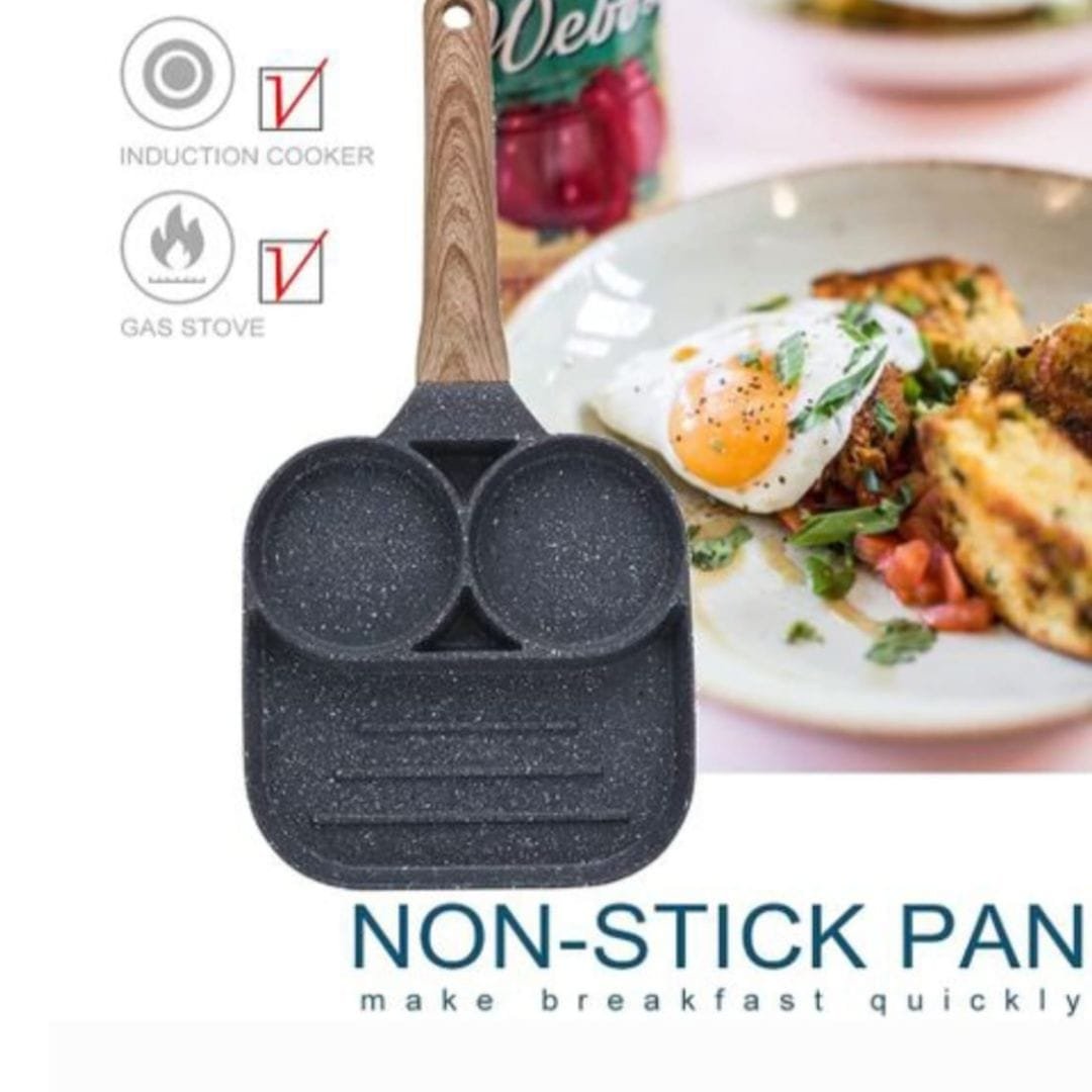 non-stick breakfast pan for eggs and pancakes